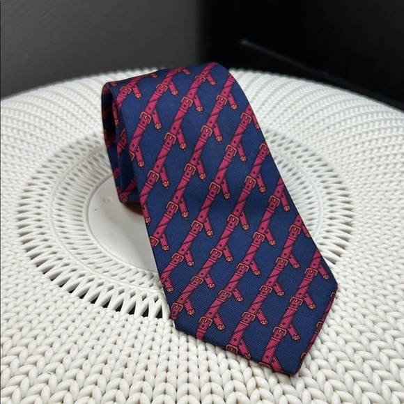 Hermes 954 IA Silk Tie - Picture 1 of 7